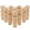 Wood Peg Doll People Unfinished 2-1/4 inch Mom, for Crafts & Play | Woodpeckers